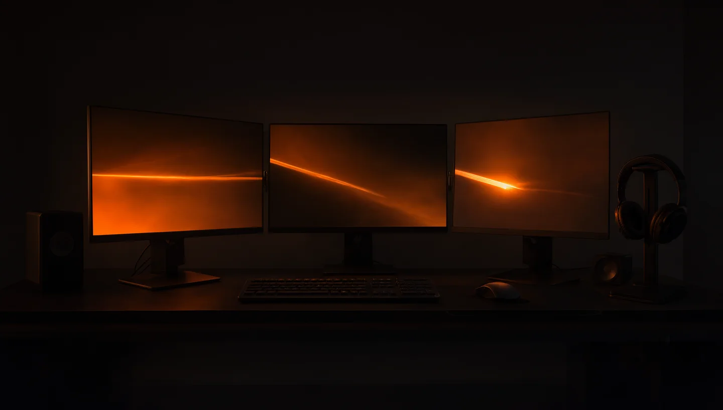 Audio following active window between dual monitors